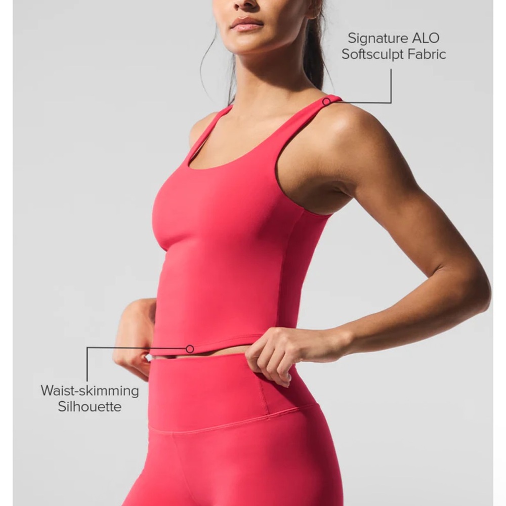 ALO Yoga Candy Red Tank - Picture 4 of 10